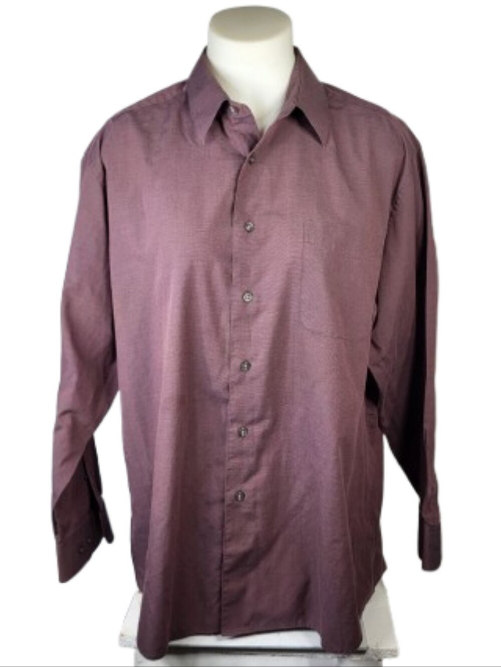 Dockers Men's Brown Long Sleeve Button Down Shirt Sz Lg
